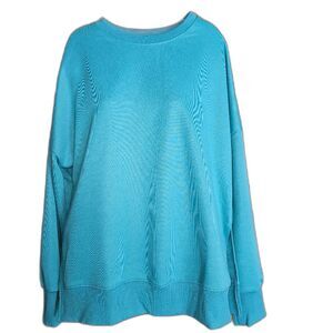 SHEWIN Lightweight Crewneck Sweatshirt Womens Size L Casual Long Sleeve New
